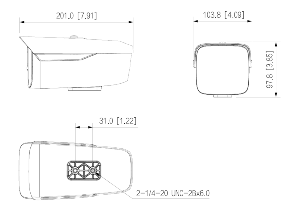 600万双光智能定焦枪型网络摄像机