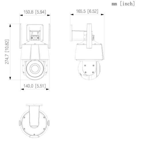 3寸400万双光4G网络球机